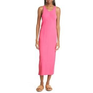 Rag & Bone Asher Rib Tank Dress Bubblegum Pink Barbie Small Stretchy Bodycon